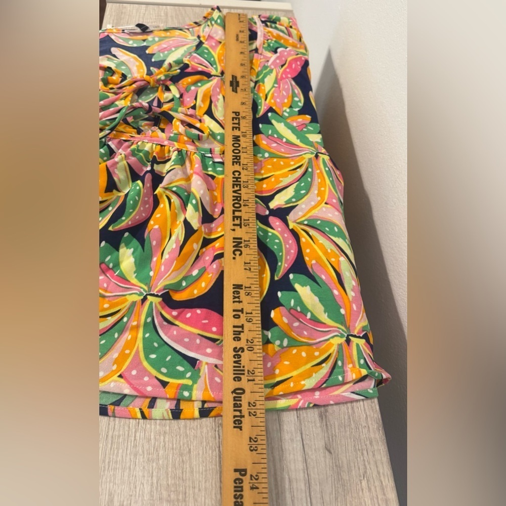 MICHELLE MCDOWELL Vivey Top In Going Bananas Flowy Tiered Novelty NWT Small - Picture 6 of 10